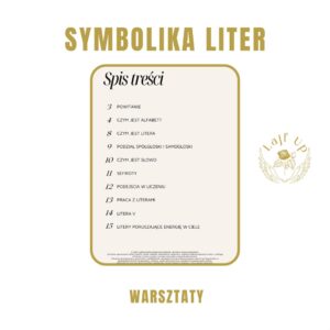Symbolika liter z perspektywy numerologii!